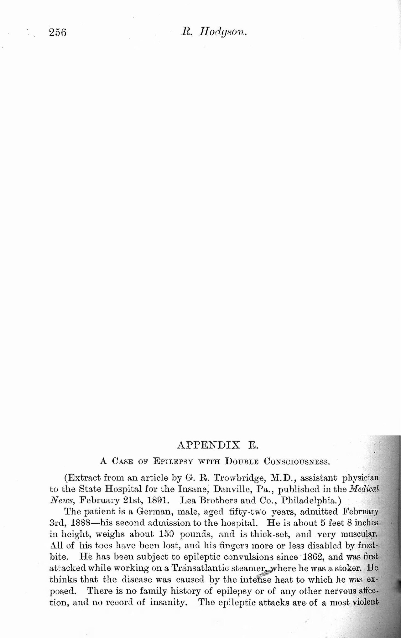 Altered state of consciousness