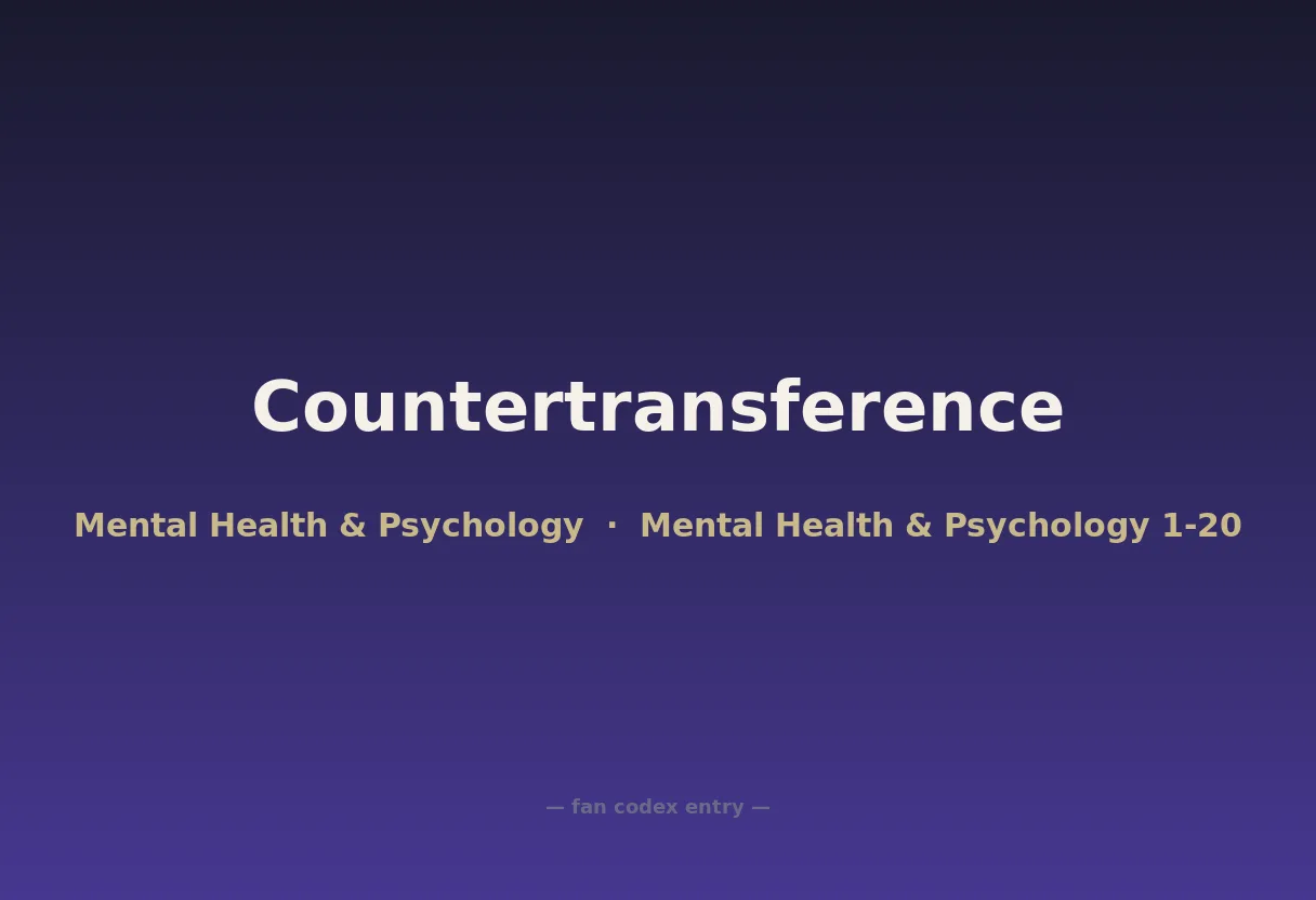 Countertransference