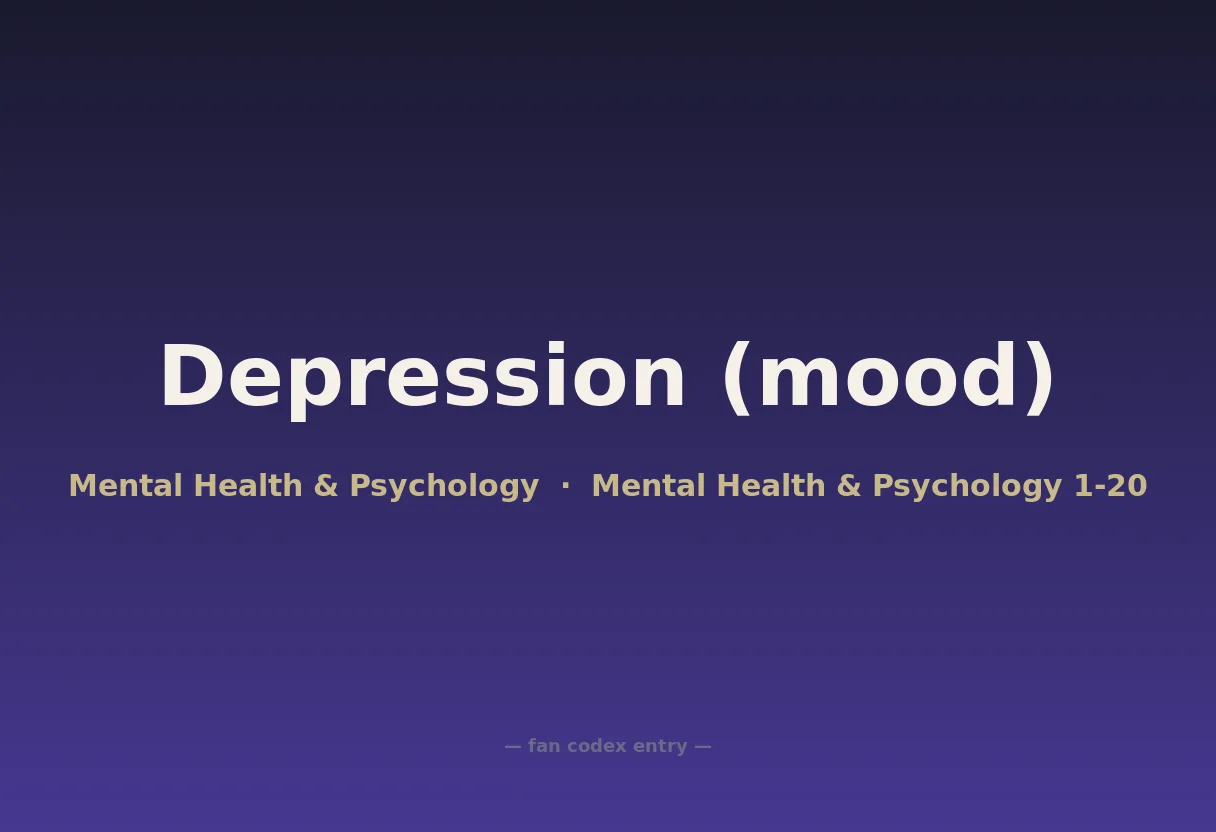 Depression (mood)